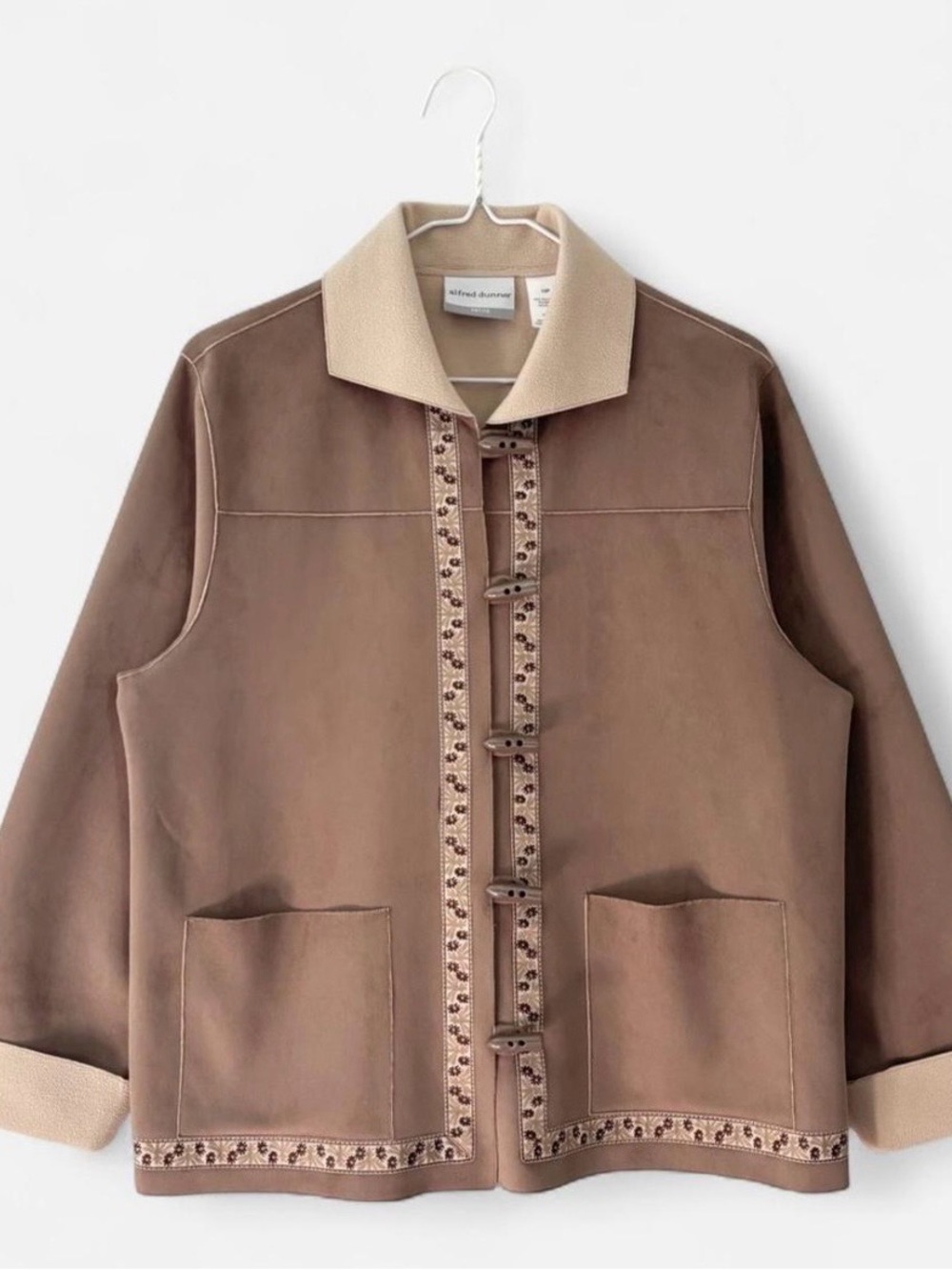 VTG Faux Suede Coat